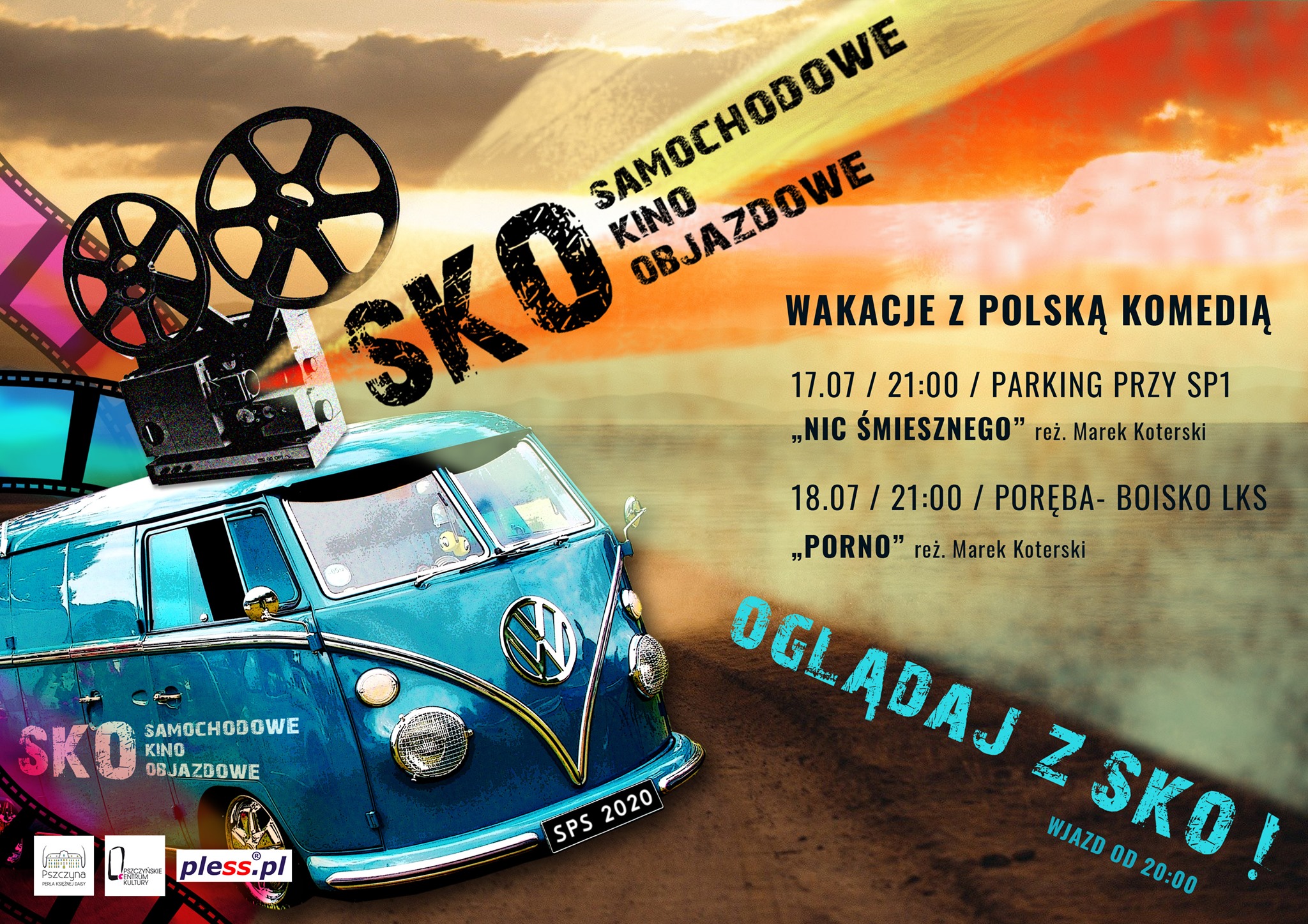 Samochodowe Kino Objazdowe w Pszczynie