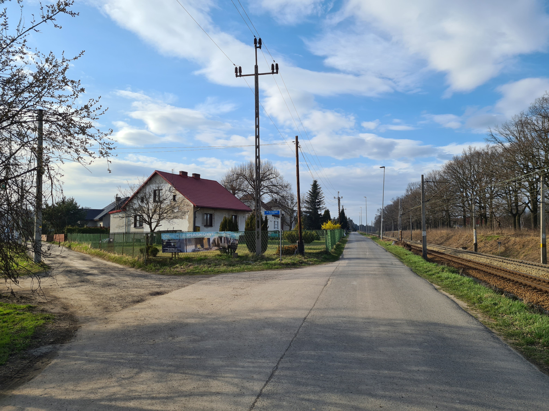 Budowa sieci oświetlenia wzdłuż ul. Kolejowej w