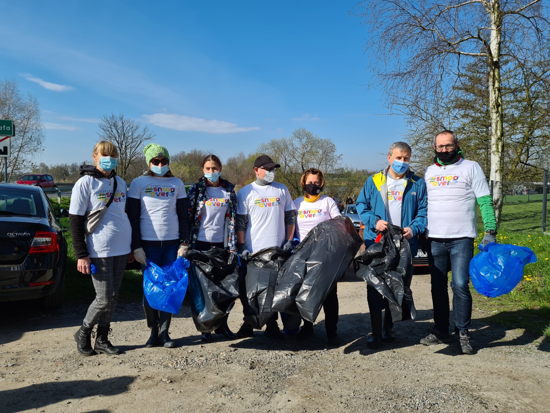 Akcja sprzątania obrzeży Jeziora Goczałkowickie