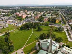 Park na styku trzech pszczyńskich osiedli - konsu