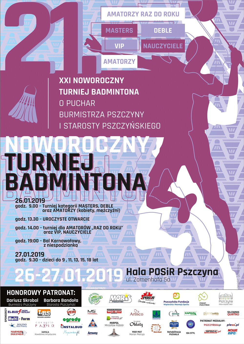 XXI Noworoczny Turniej Badmintona