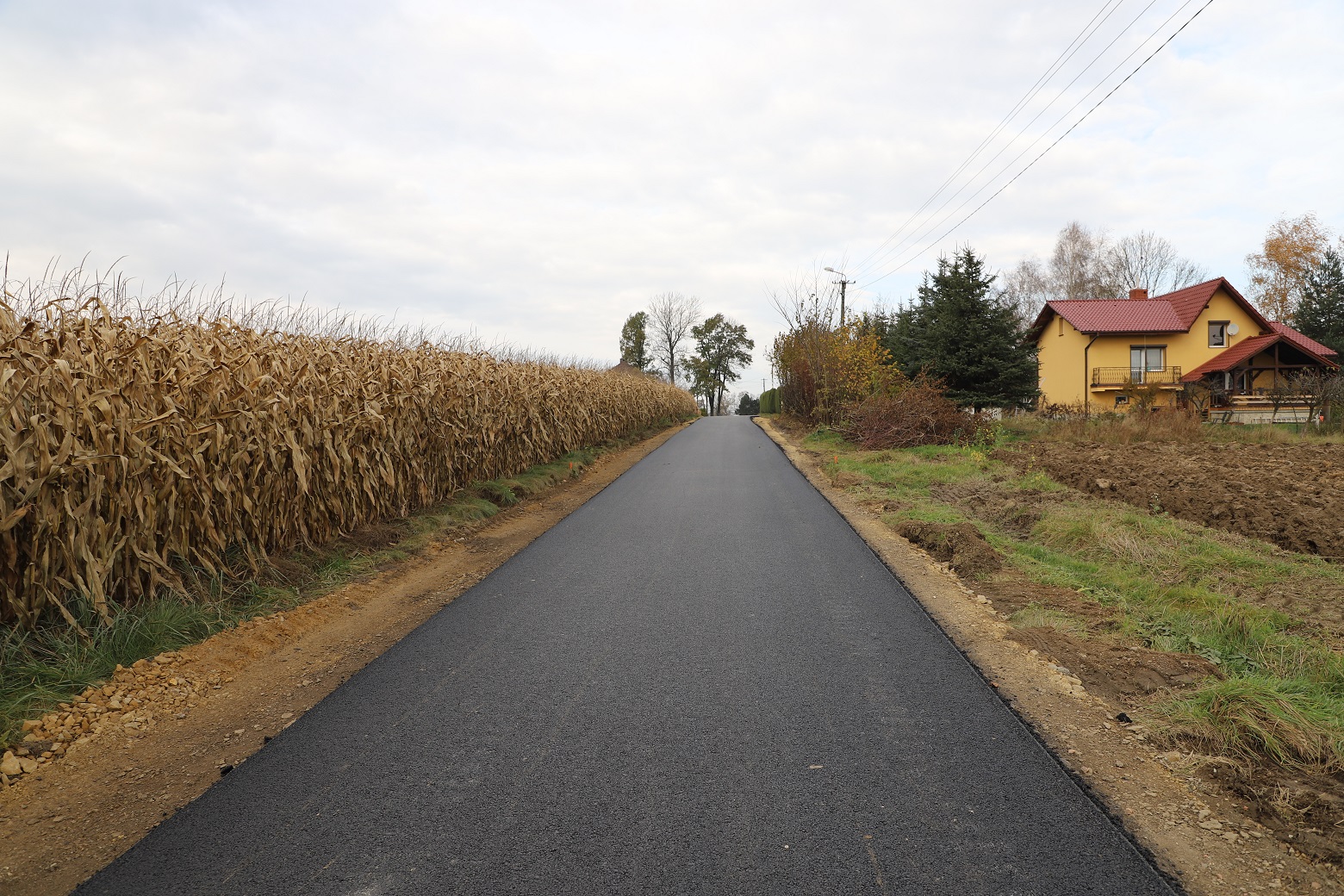 Ulica Polna przebudowana na odcinku 1 km