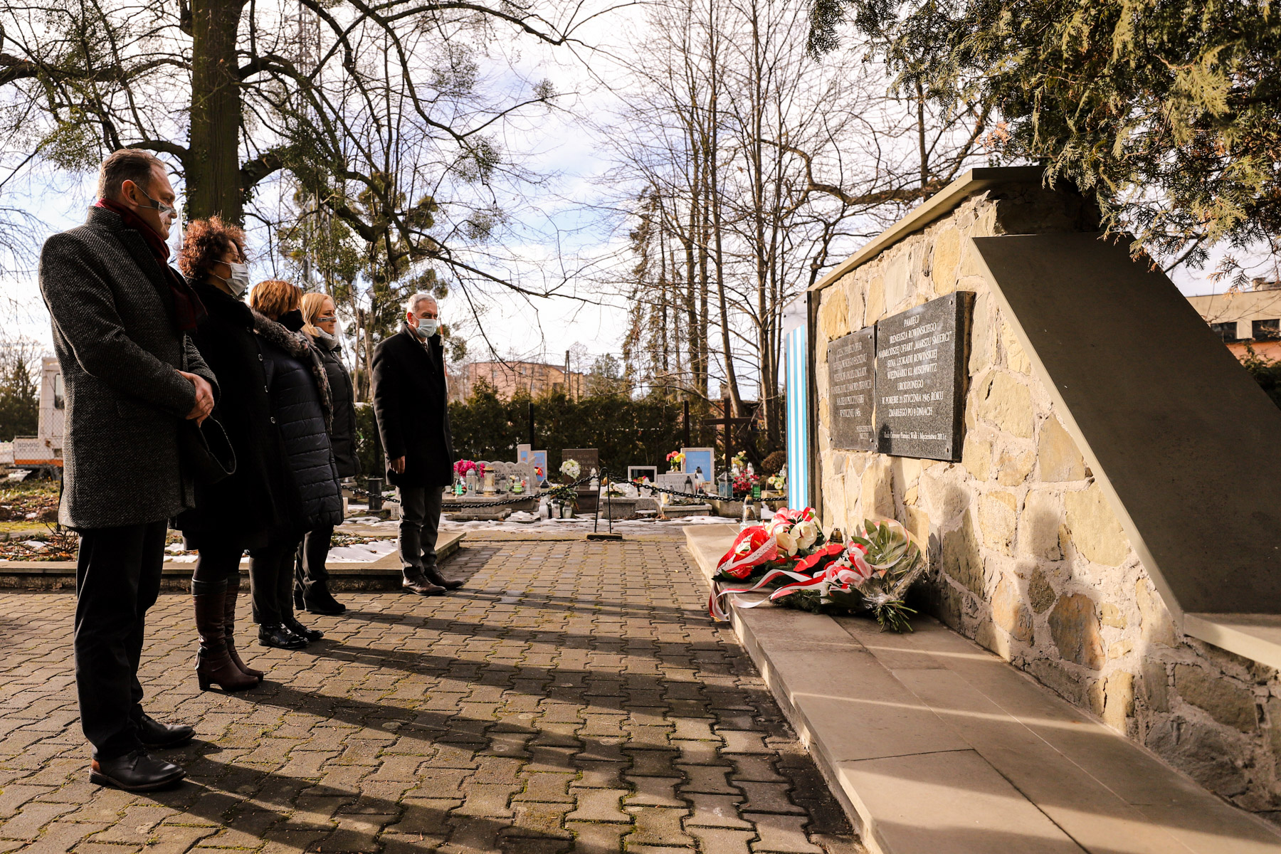 76. rocznica Marszu Śmierci - samorządowcy zło