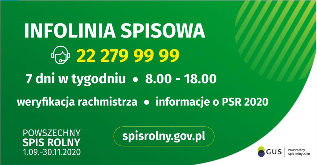 Infolinia spisowa w ramach PSR