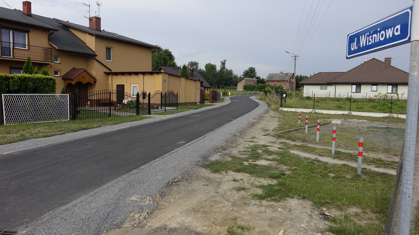 Zakończono przebudowę ulicy Wiśniowej w Czarkow