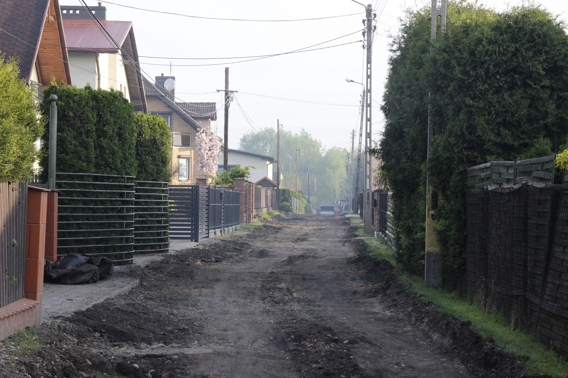Ulica Zuchów i Kilińskiego - tam trwają prace