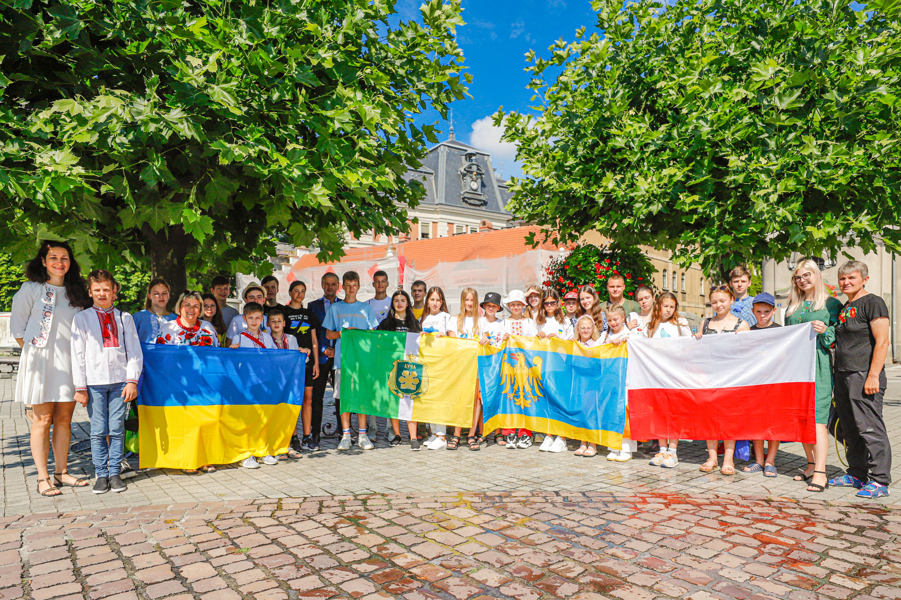 Dzieci z ukraińskiej Buczy spędzają wakacje w P