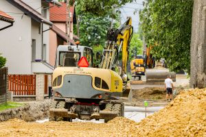 Przebudowa ulicy Ułanów Pszczyńskich - zdjęcia