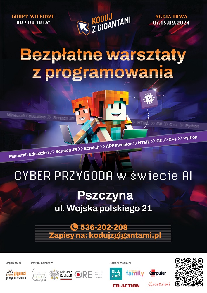 &quot;Koduj z Gigantami: Cyberbezpieczeństwo&quot;.