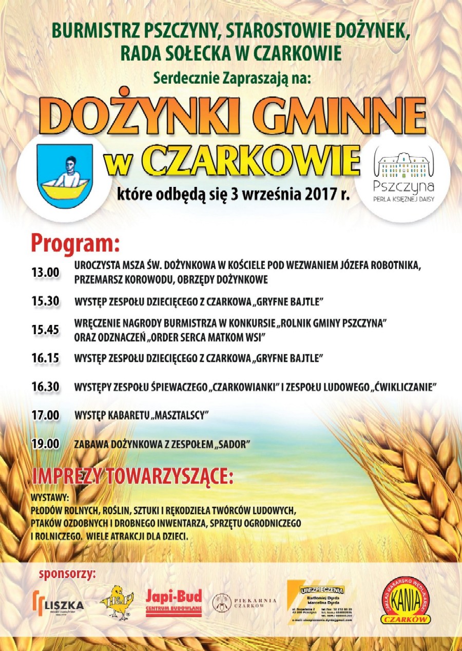 Dożynki Gminne w Czarkowie