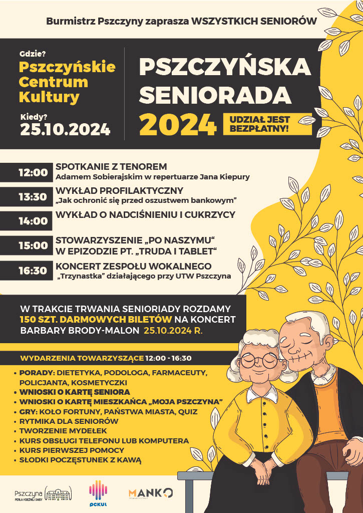 Zapraszamy na Pszczyńską Senioradę