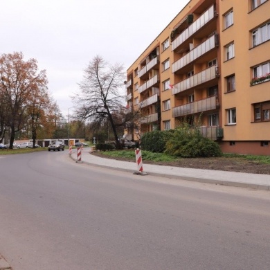 Przebudowa chodnika wzdłuż ulicy Jagiełły - 12.11.2020