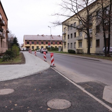 Przebudowa chodnika wzdłuż ulicy Jagiełły - 12.11.2020