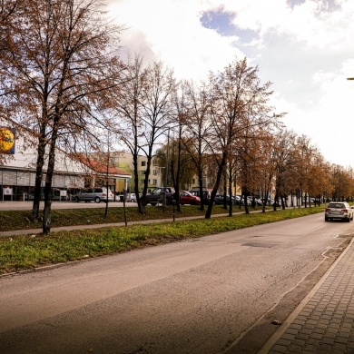 Ulica Marii Skłodowskiej-Curie w Pszczynie - 20.11.2020