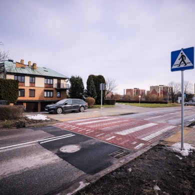 Budowa przejść dla pieszych, chodnika i peronu autobusowego na ul. Skłodowskiej-Curie w Pszczynie - 03.02.2021