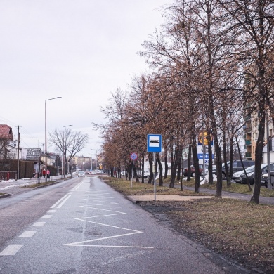 Budowa przejść dla pieszych, chodnika i peronu autobusowego na ul. Skłodowskiej-Curie w Pszczynie - 03.02.2021