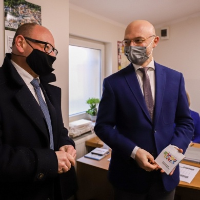 Wizyta ministra Michała Kurtyki w Referacie ds. Jakości Powietrza - 15.04.2021