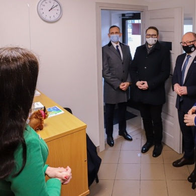 Wizyta ministra Michała Kurtyki w Referacie ds. Jakości Powietrza - 15.04.2021