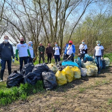 Akcja sprzątania obrzeży Jeziora Goczałkowickiego - 24.04.2021
