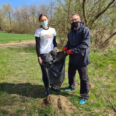 Akcja sprzątania obrzeży Jeziora Goczałkowickiego - 24.04.2021