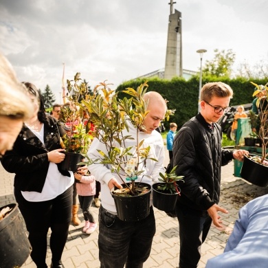 Inicjatywa wręczania mieszkańcom krzewów powiązana z akcją Gramy czysto! #smogover - 21.09.2021