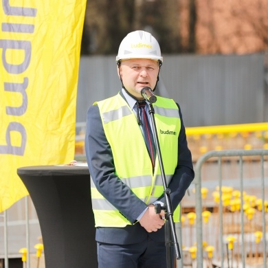 Wmurowanie kamienia węgielnego pod budowę Pszczyńskiego Centrum Kultury - 21.04.2022