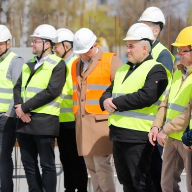 Wmurowanie kamienia węgielnego pod budowę Pszczyńskiego Centrum Kultury - 21.04.2022