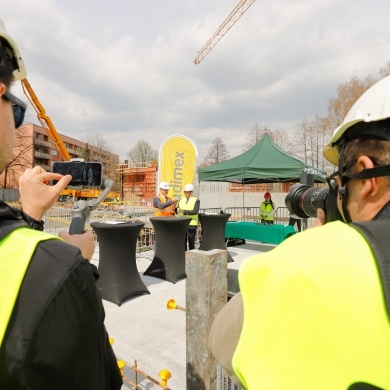 Wmurowanie kamienia węgielnego pod budowę Pszczyńskiego Centrum Kultury - 21.04.2022