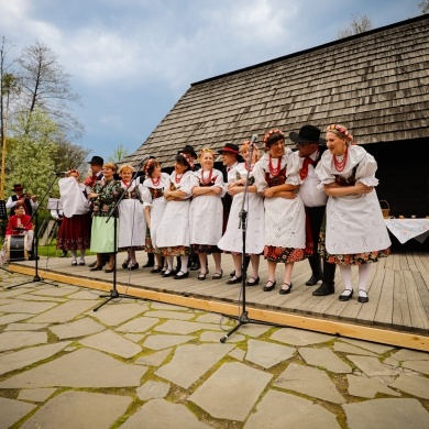 Stawianie moja w pszczyńskim skansenie - 01.05.2022