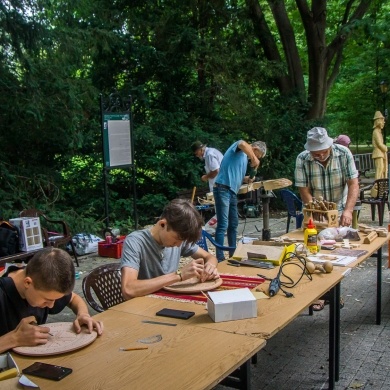 Plener rzeźbiarsko-malarski w Parku Zamkowym w Pszczynie - 26-28.08.2022