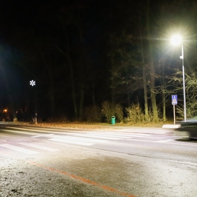 Nowe oświetlenie przejść dla pieszych w gminie Pszczyna - 12.2022-01.2023