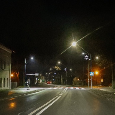 Nowe oświetlenie przejść dla pieszych w gminie Pszczyna - 12.2022-01.2023