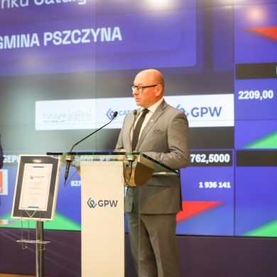 Debiut gminy Pszczyna na Giełdzie Papierów Wartościowych w Warszawie - 07.08.2024