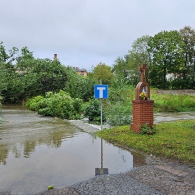 Sytuacja powodziowa w gminie Pszczyna - 15.09.2024