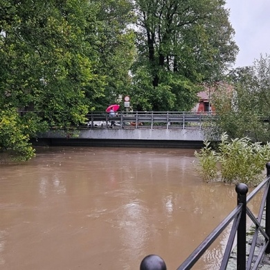 Sytuacja powodziowa w gminie Pszczyna - 15.09.2024