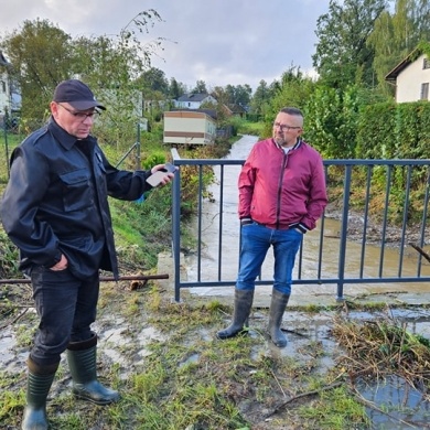 Sytuacja powodziowa w gminie Pszczyna - 15.09.2024