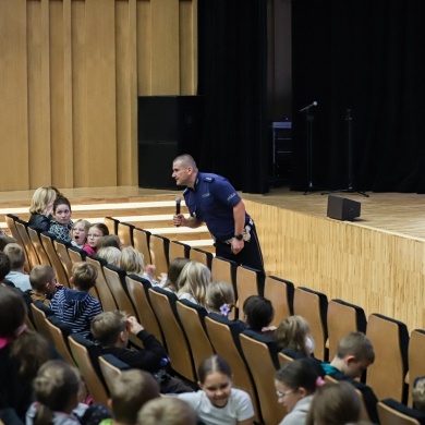 Spotkanie dla uczniów szkół podstawowych dotyczące bezpieczeństwa - 18.09.2024